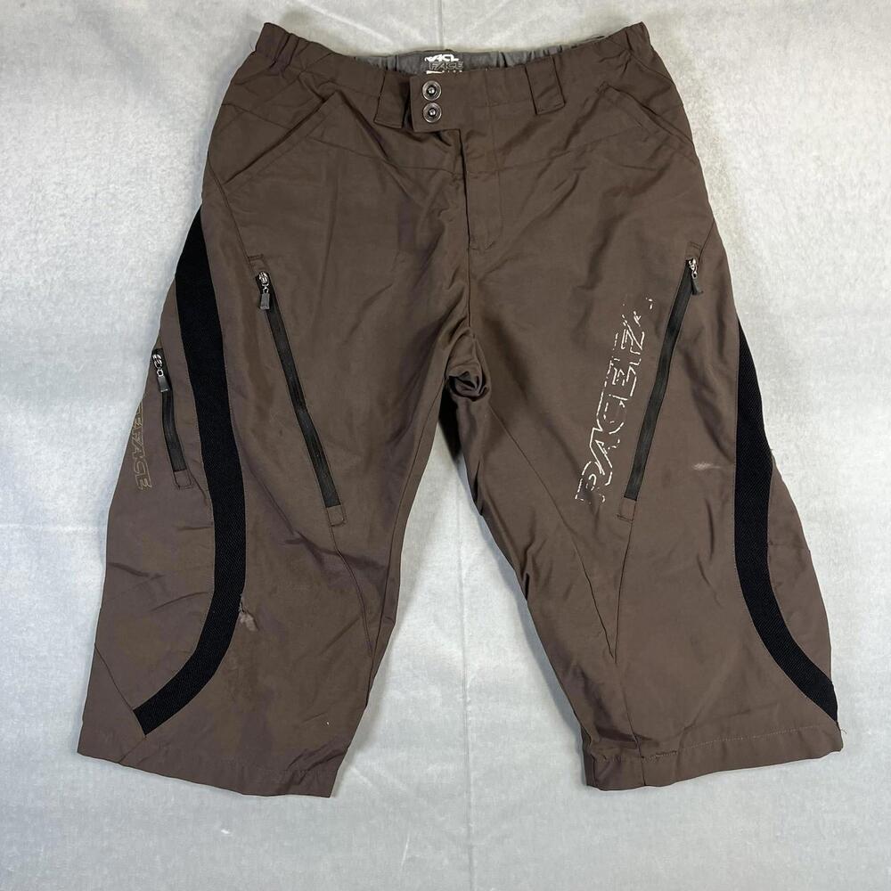 Race Face Shorts Mens Medium Brown Long 17” MTB Mountain Biking Cycling Trail